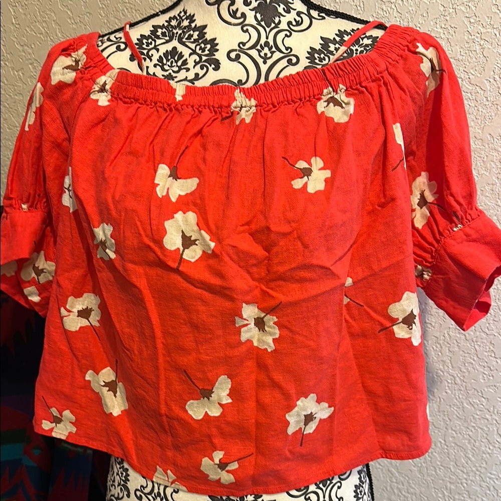 Universal Thread Floral Crop Top Sz XS